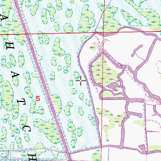 Topographic Map of City of Palm Beach Gardens, FL