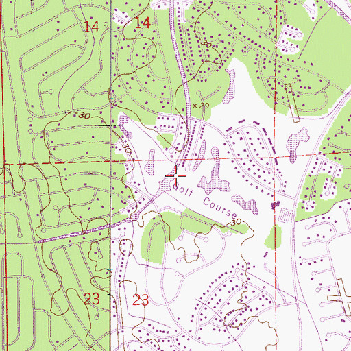 Topographic Map of City of Palm Coast, FL