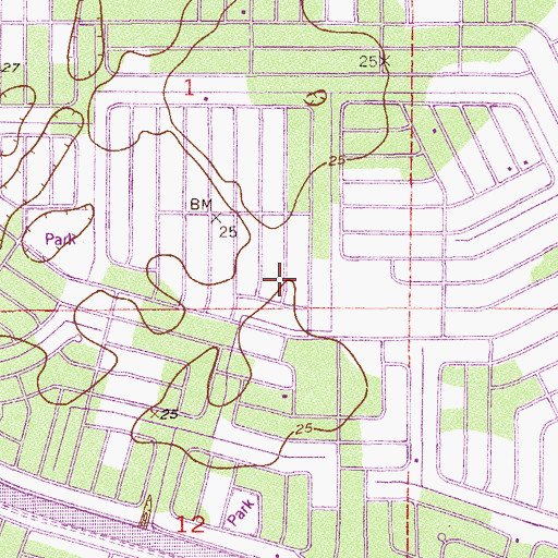 Topographic Map of City of Port Saint Lucie, FL