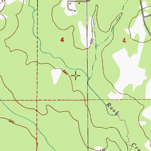 Topographic Map of City of Rainbow City, AL