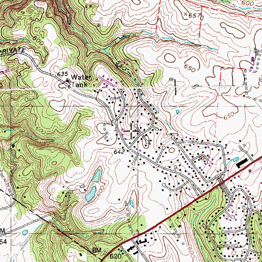 Topographic Map of City of River Bluff, KY