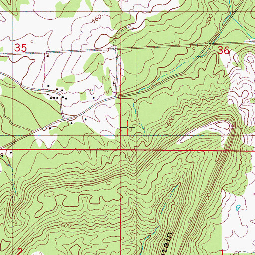 Topographic Map of City of Hueytown, AL