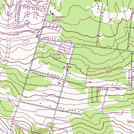 Topographic Map of Consolidated Government of Augusta-Richmond County (Balance), GA