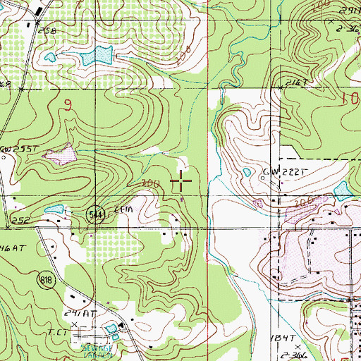 Topographic Map of Parish Governing Authority District 6, LA