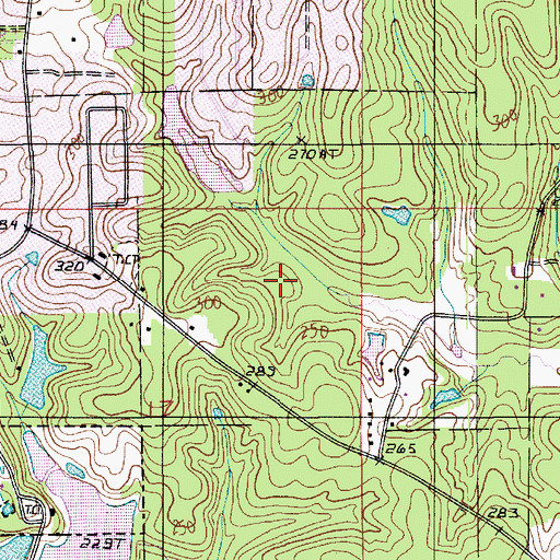 Topographic Map of Parish Governing Authority District 8, LA