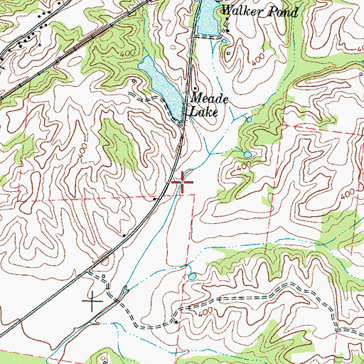 Topographic Map of Town of Atoka, TN