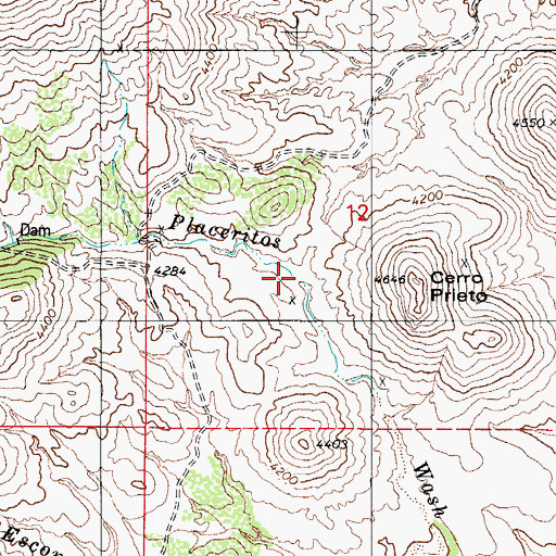 Topographic Map of Corodope Spring, AZ