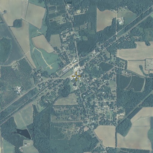Aerial/Satellite Image of Town of Bronwood, GA