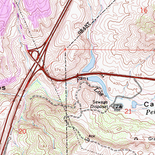 Topographic Map of Chicarita Creek, CA