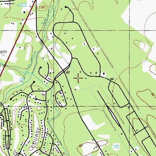 Topographic Map of Town of Carolina Shores, NC