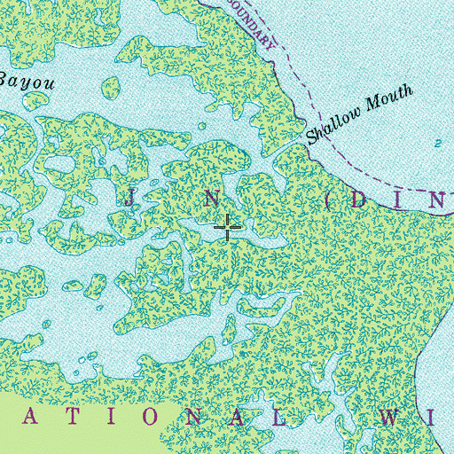 Topographic Map of City of Sanibel, FL