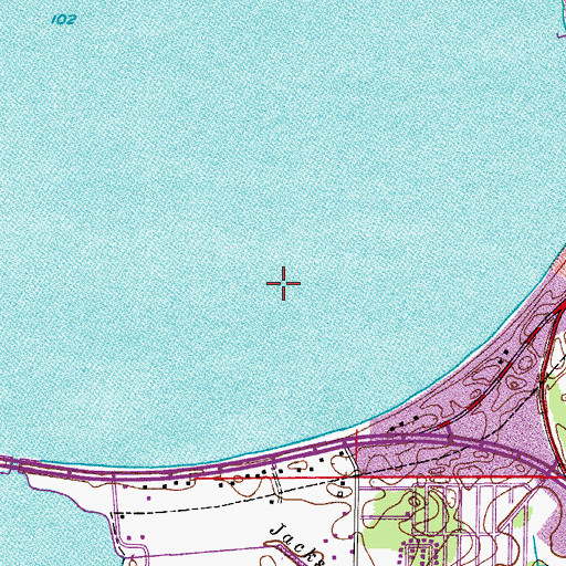 Topographic Map of City of Sebring, FL