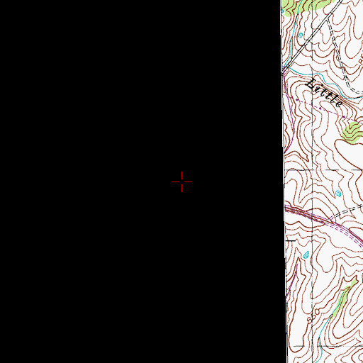 Topographic Map of City of Smithfield, KY