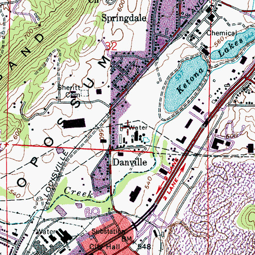 Topographic Map of City of Tarrant, AL