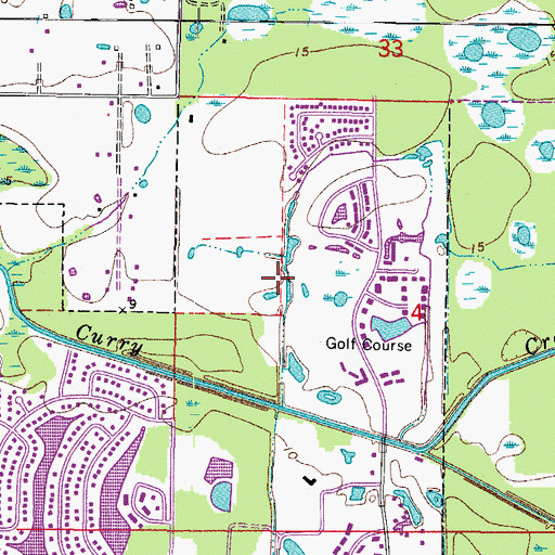Topographic Map of City of Venice, FL