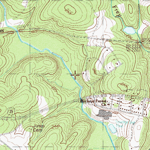 Topographic Map of City of Wellford, SC