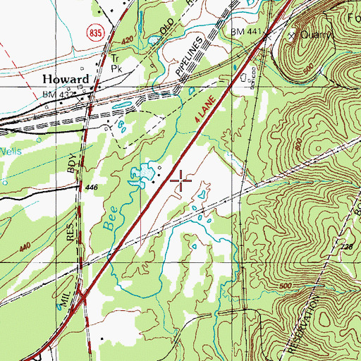 Topographic Map of City of West Point, KY