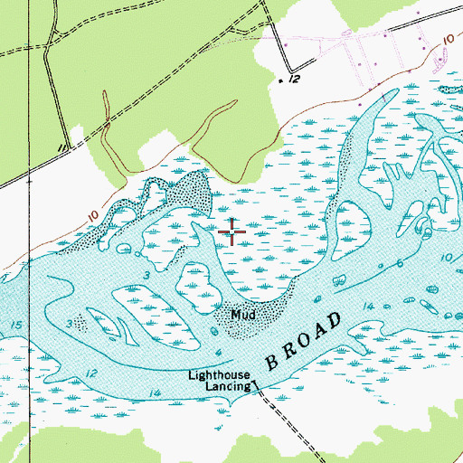 Topographic Map of Town of Hilton Head Island, SC