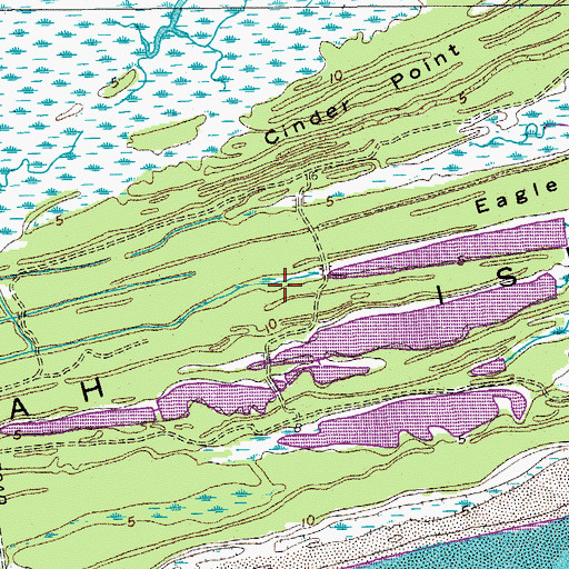 Topographic Map of Town of Kiawah Island, SC