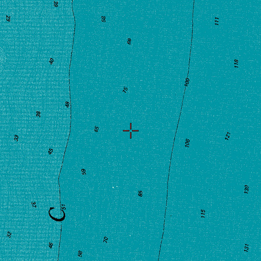 Topographic Map of Town of Manalapan, FL