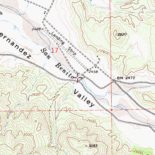 Topographic Map of Clear Creek, CA