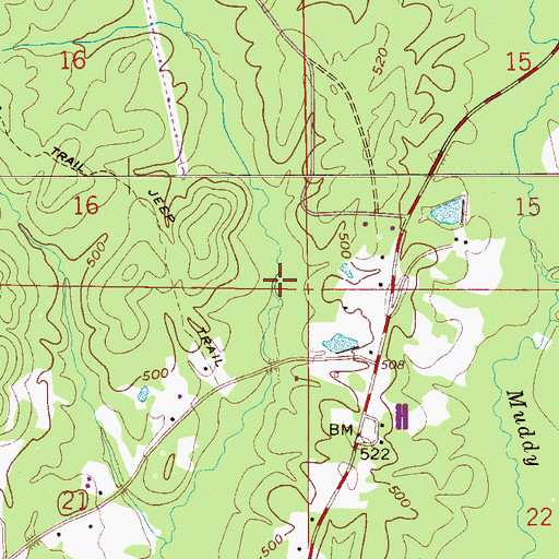 Topographic Map of Town of Westover, AL
