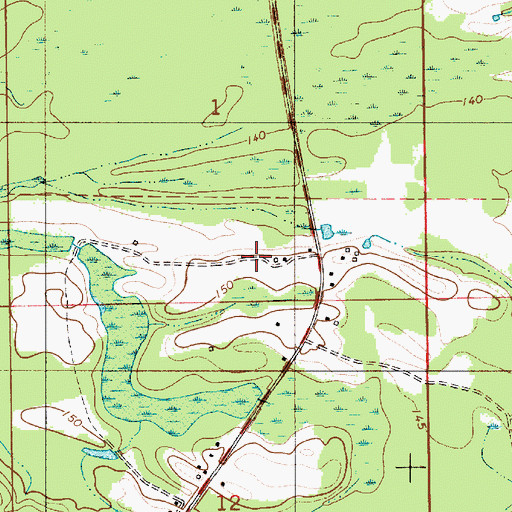Topographic Map of Town of White Hall, AL