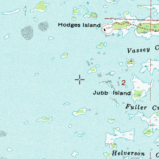 Topographic Map of Town of Yankeetown, FL
