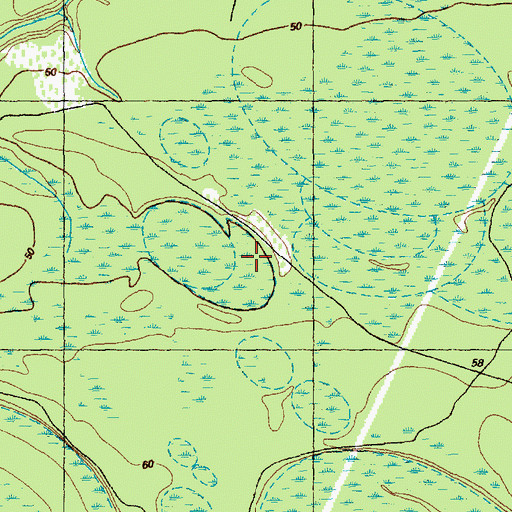 Topographic Map of Town of Oak Island, NC