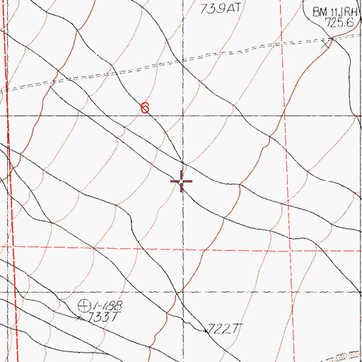 Topographic Map of Clipper Valley, CA