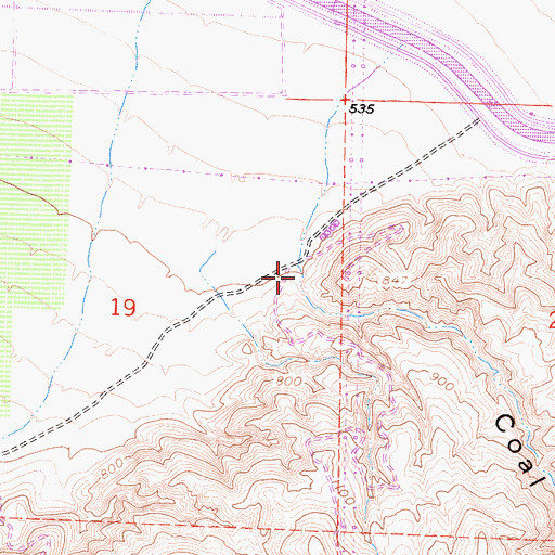Topographic Map of Coal Oil Canyon, CA