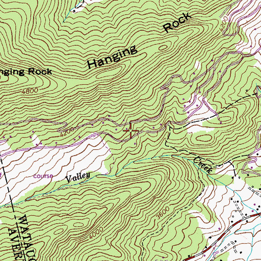 Topographic Map of Town of Seven Devils, NC