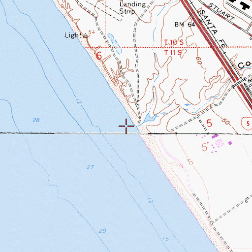 Topographic Map of Cockleburr Canyon, CA