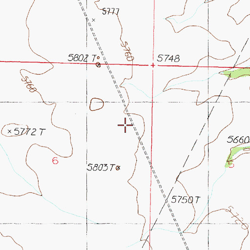 Topographic Map of Miners Spring, AZ
