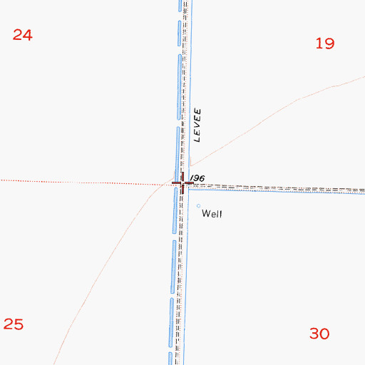 Topographic Map of Cohn Levee, CA
