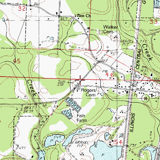 Topographic Map of Village of Sun, LA