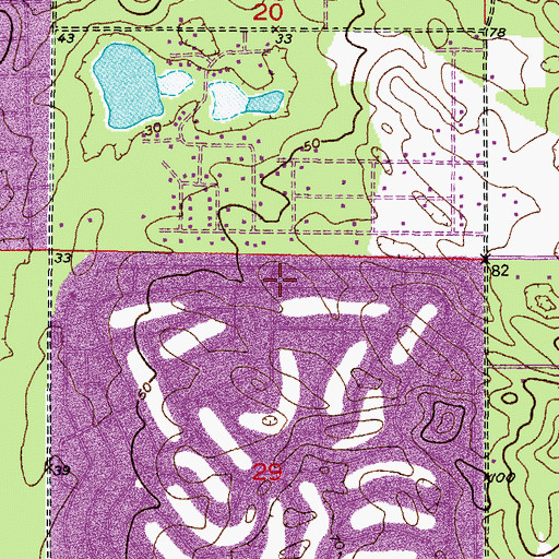 Topographic Map of High Point, FL