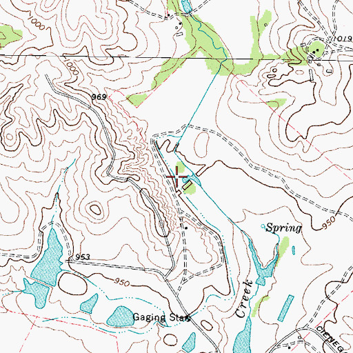 Topographic Map of Cienegas Terrace Census Designated Place, TX