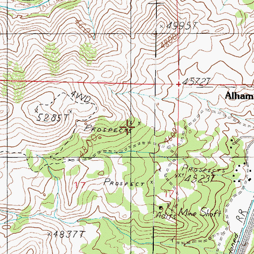 Topographic Map of Clancy Census Designated Place, MT