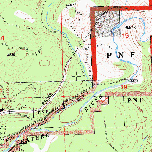 Topographic Map of Clio Census Designated Place, CA