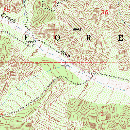 Topographic Map of Coldwater Canyon, CA