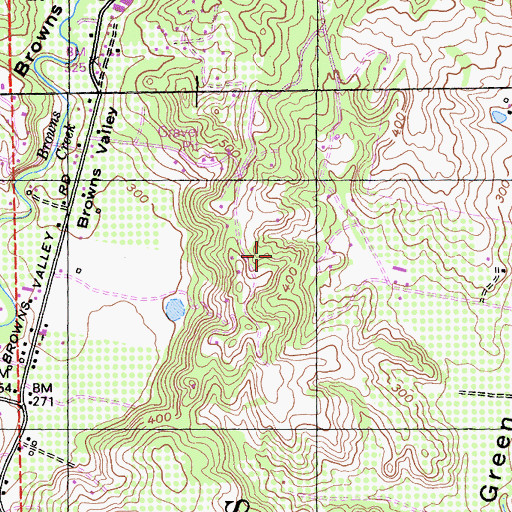 Topographic Map of Corralitos Census Designated Place, CA
