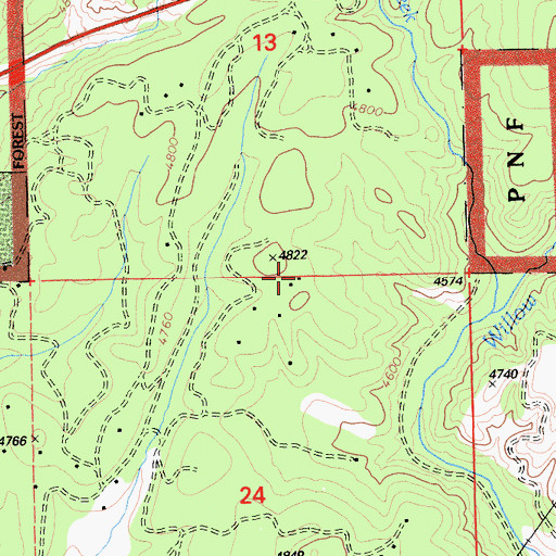Topographic Map of C-Road Census Designated Place, CA
