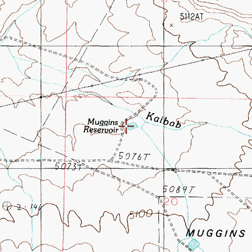 Topographic Map of Moquith Mountains, AZ