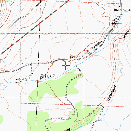 Topographic Map of Alpine Village Census Designated Place, CA