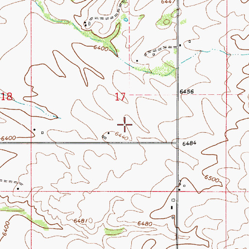 Topographic Map of Alta Census Designated Place, WY