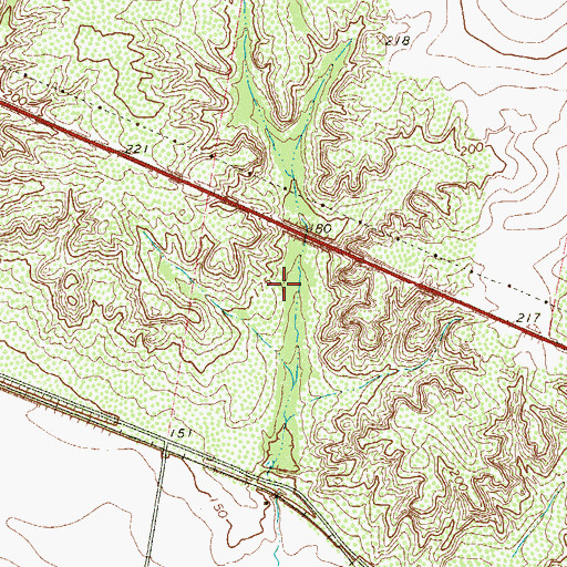 Topographic Map of West Alto Bonito Census Designated Place, TX