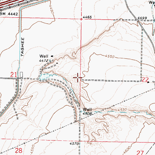 Topographic Map of Arbon Valley Census Designated Place, ID