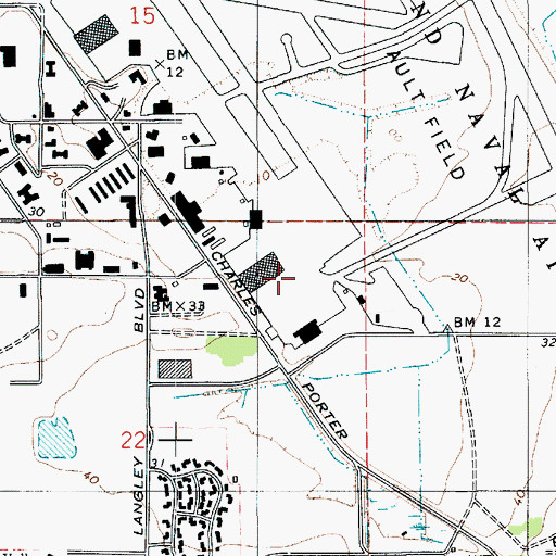 Topographic Map of Whidbey Island Station Census Designated Place, WA
