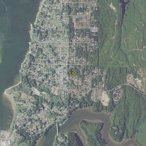 Aerial/Satellite Image of Barview Census Designated Place, OR